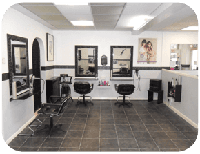 Salon interior Headley Road