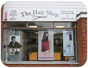 Hair styling at The Hair Shop Woodley